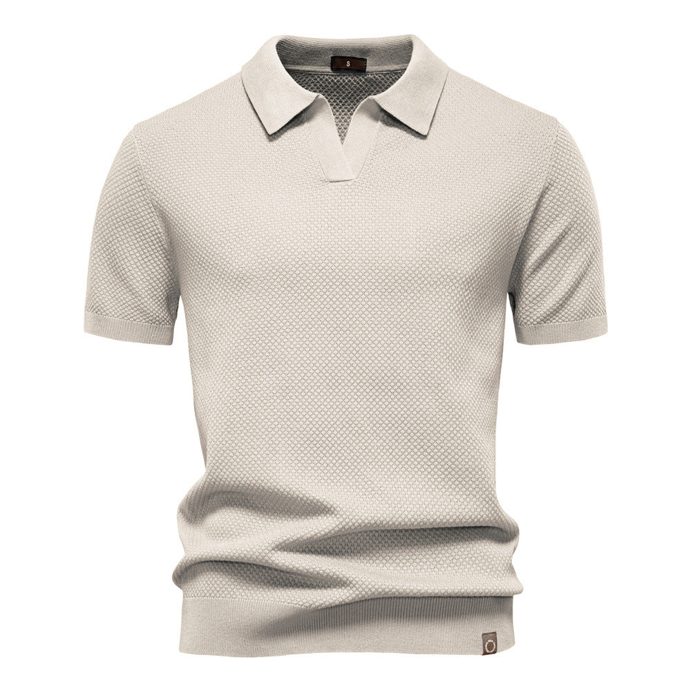 Tharnulf | Textured Polo Shirt