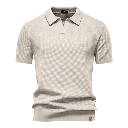 Tharnulf | Textured Polo Shirt