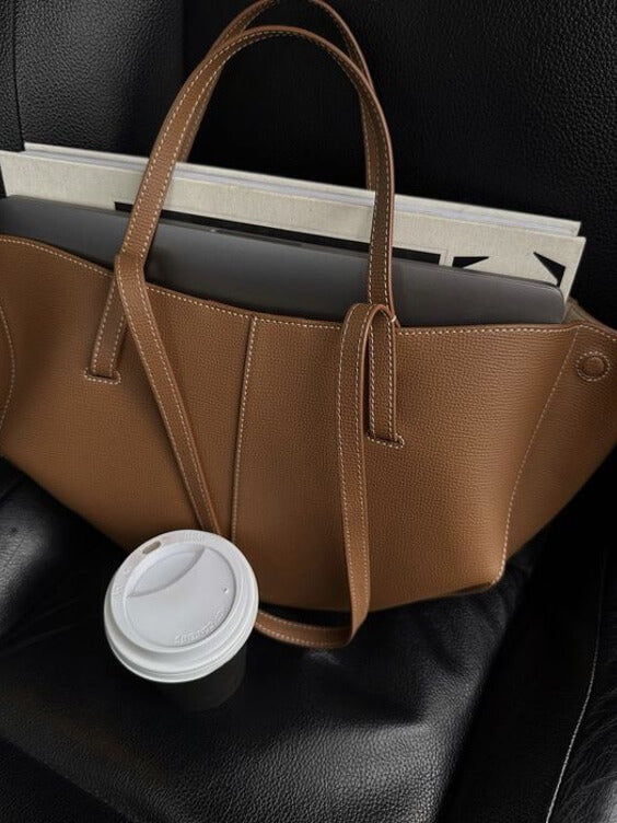 Marcelline | Tote Bag with Side Ruching