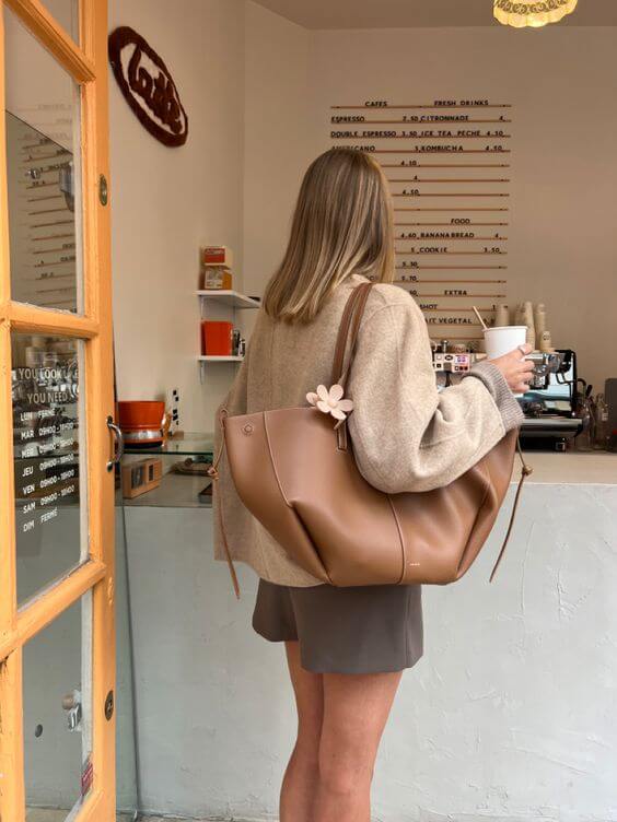 Marcelline | Tote Bag with Side Ruching