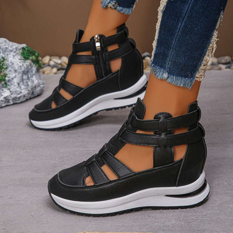 Aria | Sleek Side-Zip Utility, Sculpted Orthopedic Cushioning