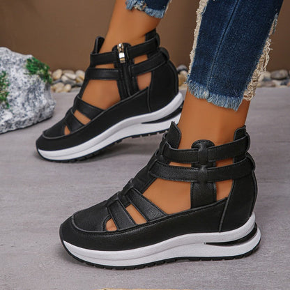 Aria | Sleek Side-Zip Utility, Sculpted Orthopedic Cushioning