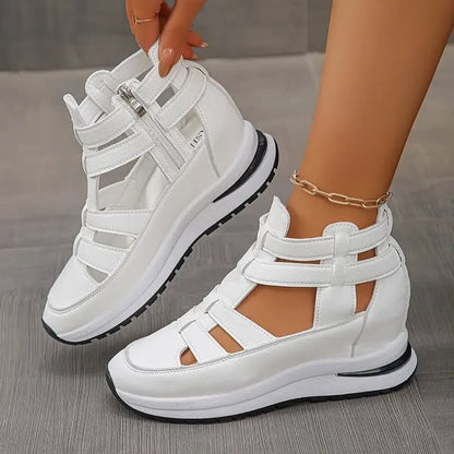 Aria | Sleek Side-Zip Utility, Sculpted Orthopedic Cushioning