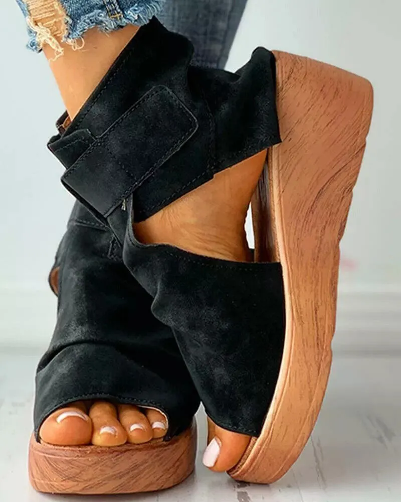 Buckle | Vintage Architectural Contour, Elevated Wedge Balance