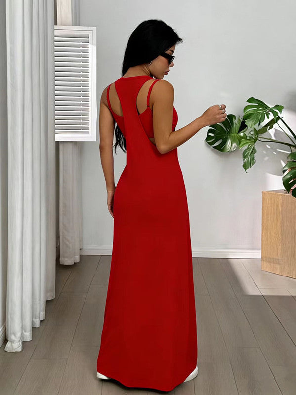 Liva | Illusion Two-Piece Layering, Sculpted Side-Cutout Drama