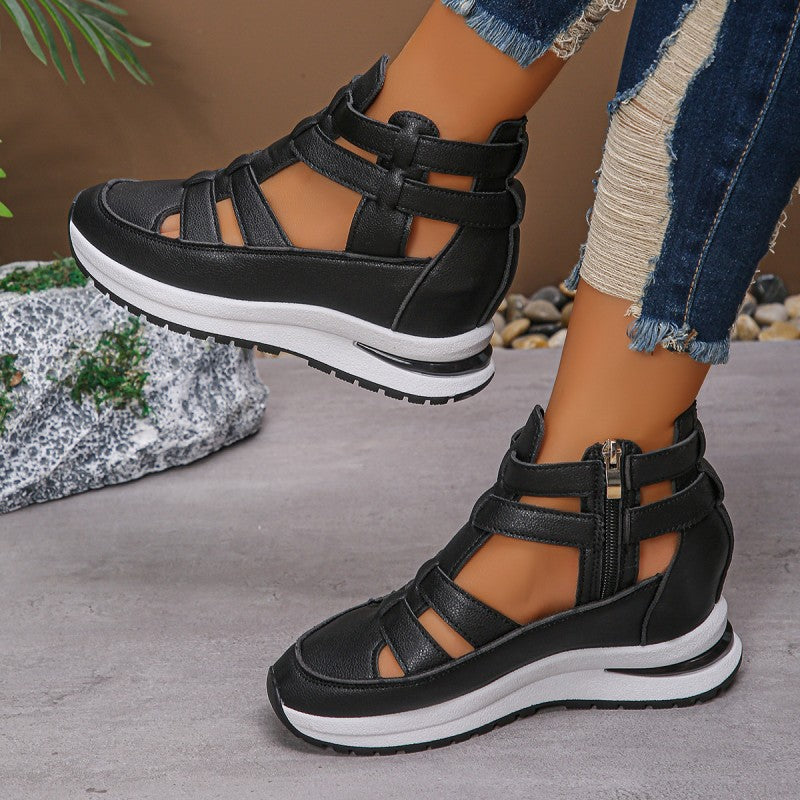 Aria | Sleek Side-Zip Utility, Sculpted Orthopedic Cushioning