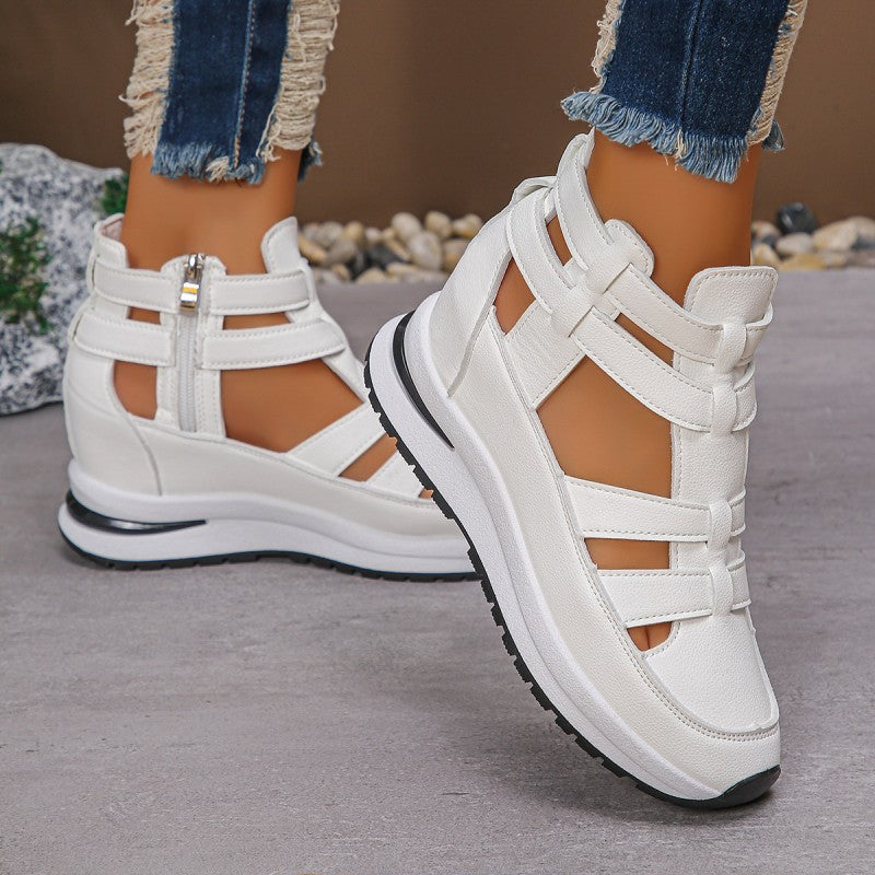 Aria | Sleek Side-Zip Utility, Sculpted Orthopedic Cushioning