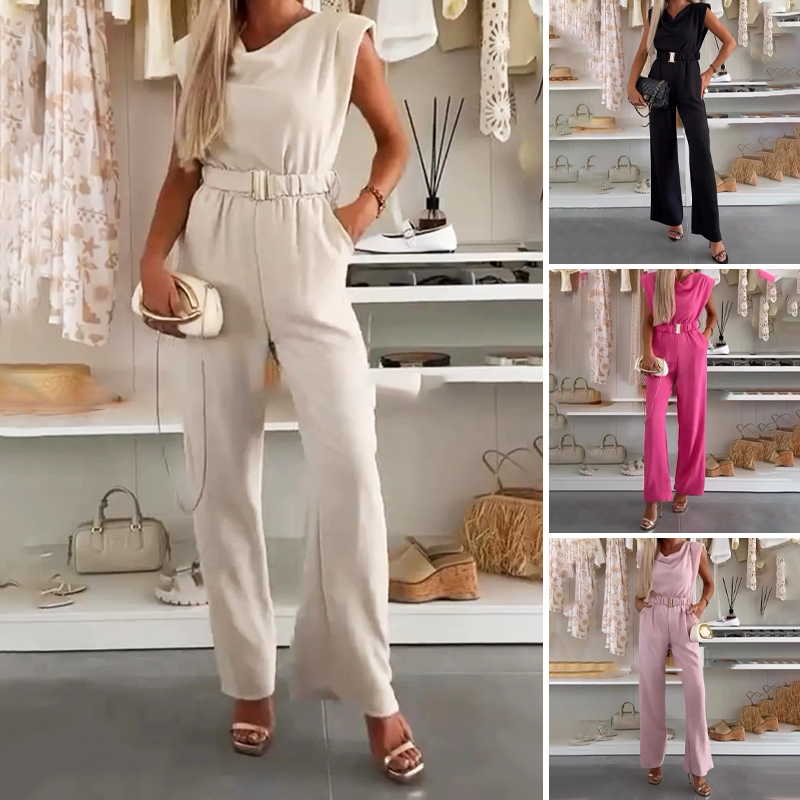 Aimy | Sculpted Drape Architecture, Fluid Wide-Leg Tailoring