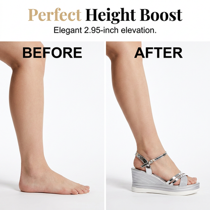 Lane | Metallic Shimmer Elevation, Ergonomic Platform Balance
