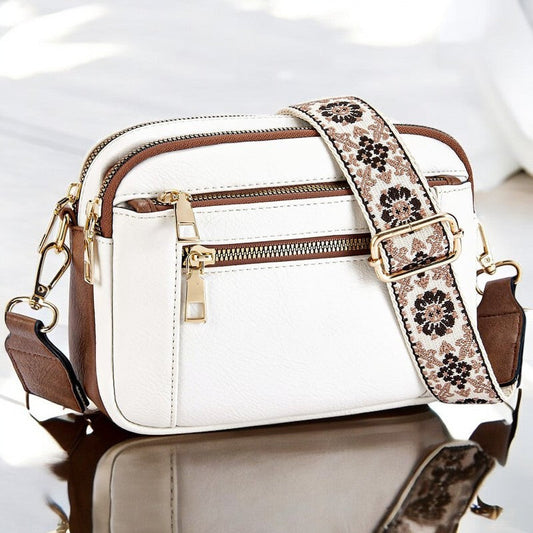 Olivia | Refined Leather Shoulder Bag