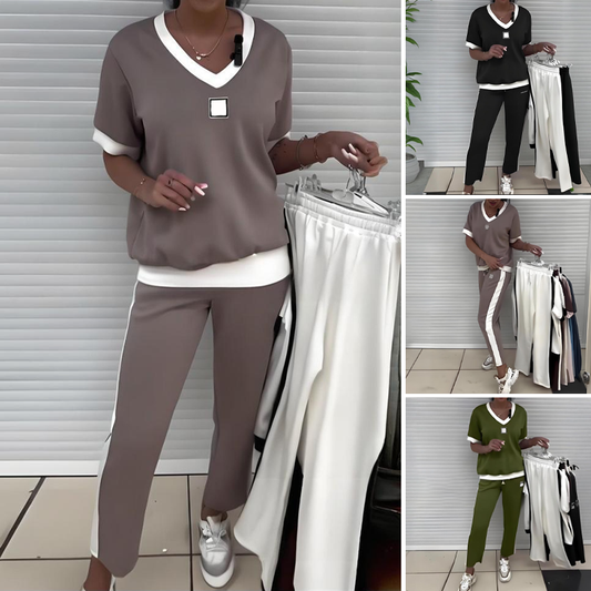 Sterre | Relaxed V-Neck Architecture, Tailored Drawstring Precision