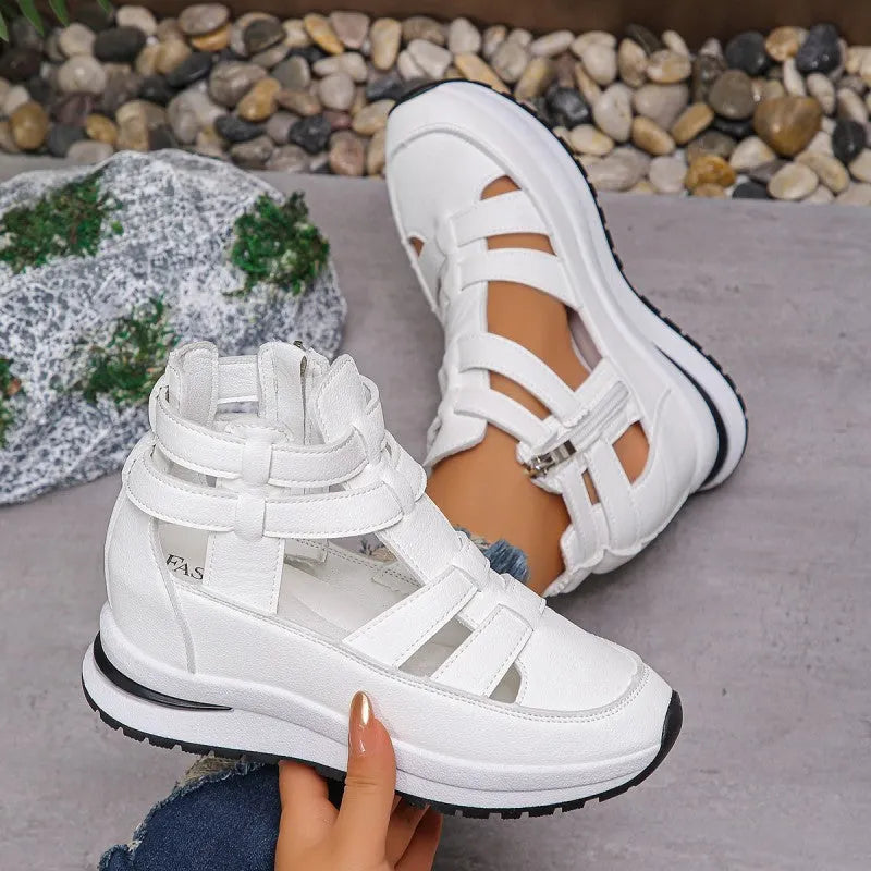 Aria | Sleek Side-Zip Utility, Sculpted Orthopedic Cushioning