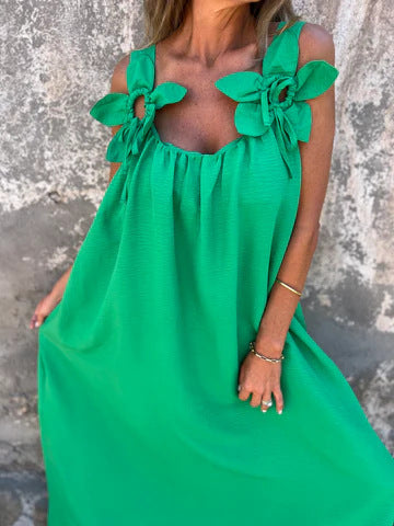 Flory | Botanical Elegance, Sculpted U-Neck Tailoring