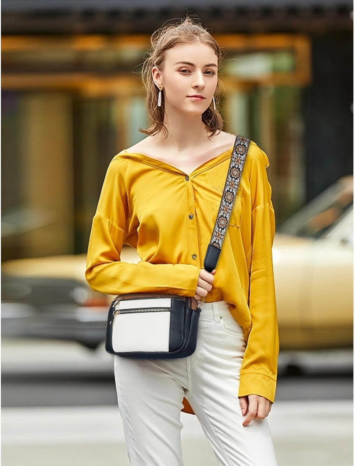 Olivia | Refined Leather Shoulder Bag